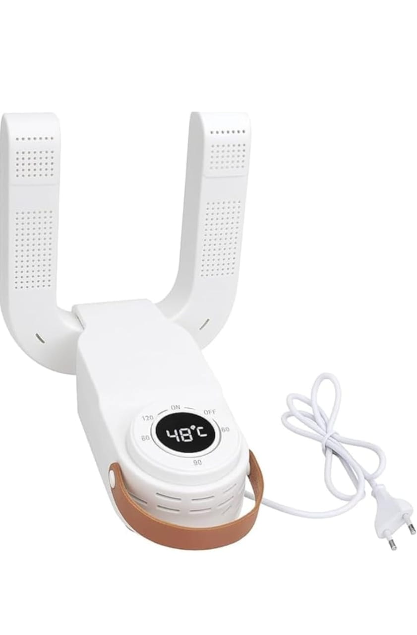 Folding Electric Boot Sneaker Dryer with Adjustable Timer, Portable Shoe Warmer, Fast Drying for Wet Shoes, Best Gift for Athletic Use
