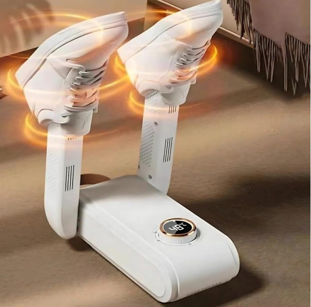 Folding Electric Boot Sneaker Dryer with Adjustable Timer, Portable Shoe Warmer, Fast Drying for Wet Shoes, Best Gift for Athletic Use
